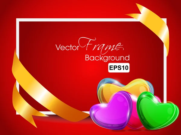 Abstraktní pozdrav, dárkové karty nebo banner s dekorativní barevné — Stockový vektor