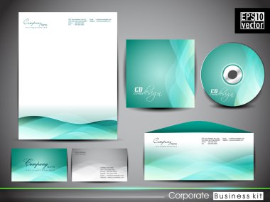 Professional corporate identity kit or business kit. clipart