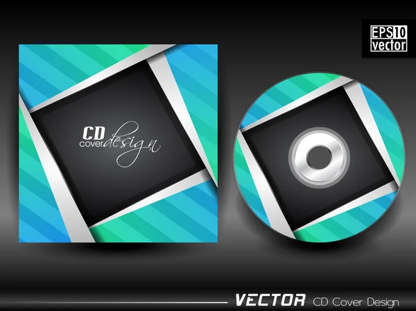 Vector CD cover design. — Stock Vector