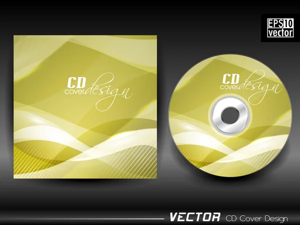 Vektorové cd obalový design. — Stockový vektor