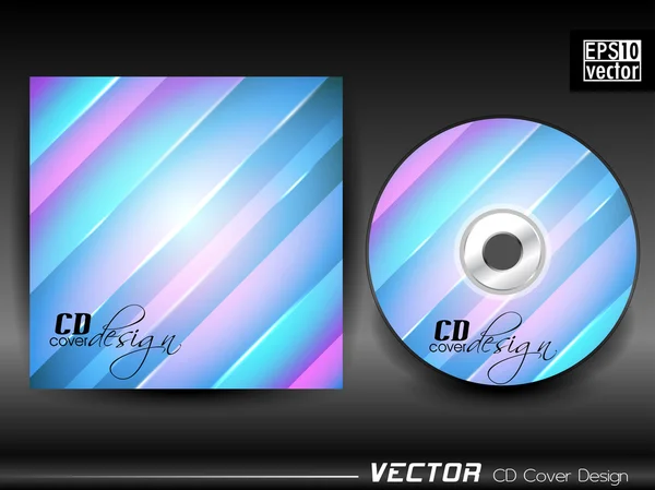 Diseño de cubierta de cd vectorial . — Vector de stock