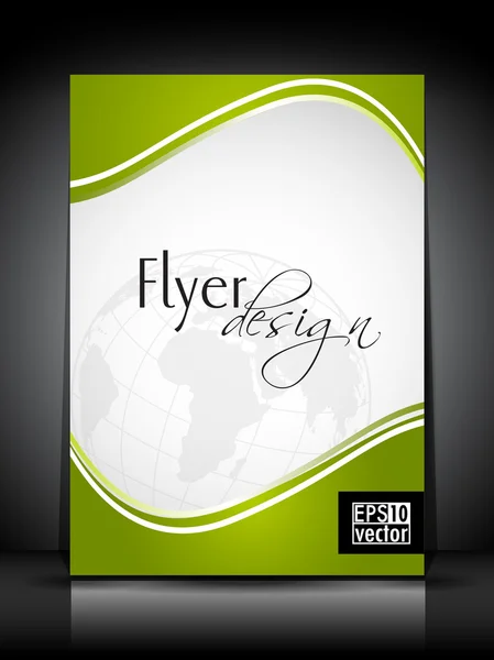Brochure d'entreprise professionnelle, brochure d'entreprise ou modèle de conception de couverture — Image vectorielle