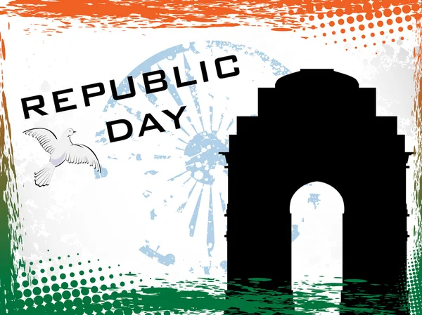 Vector illustration of Republic Day . — 스톡 벡터