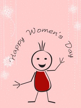 Happy Women's Day. clipart