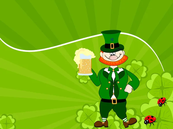 St. Patrick's day vector background. — Stock Vector