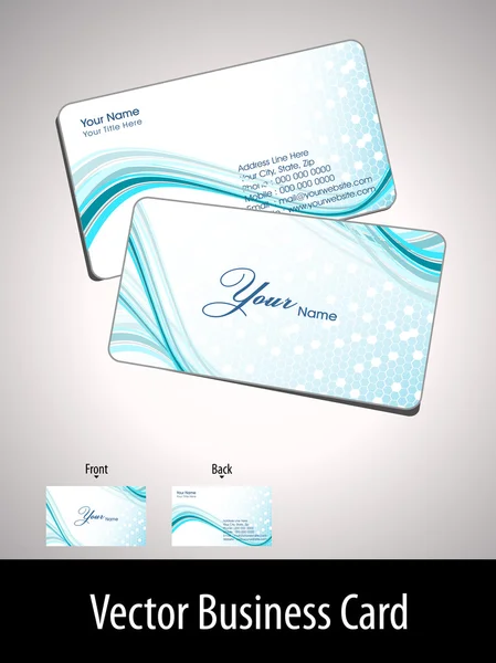 Business card set. Vector. — Stock Vector