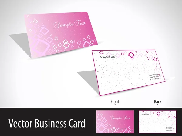 Business card set. Vector. For more similar business card, pleas — Stock Vector