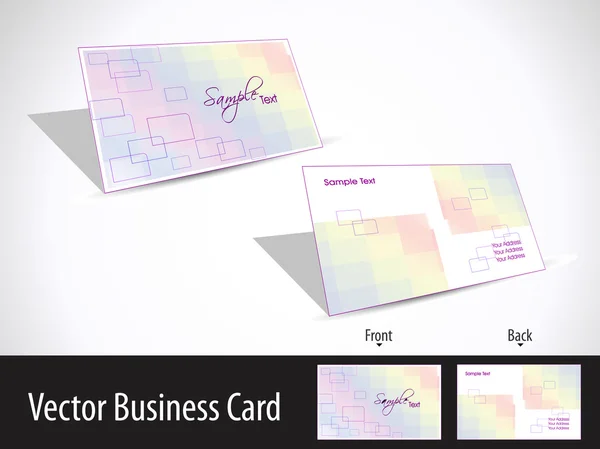 Business card set. Vector.For more similar business card, please — Stock Vector