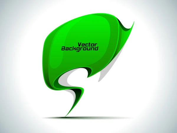 Elemento vectorial en color verde . — Vector de stock