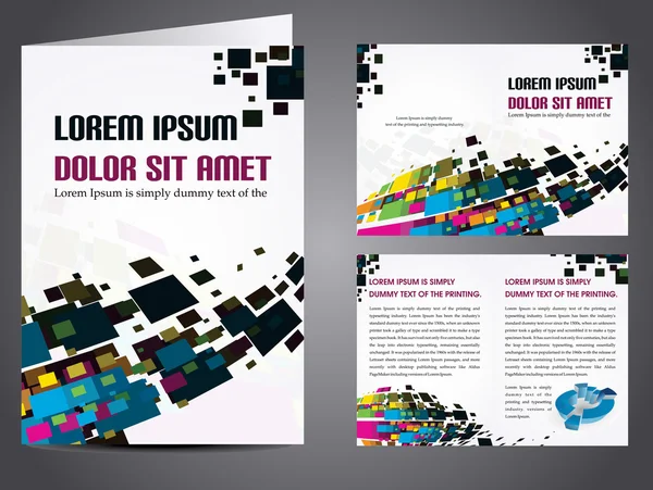 Brochure d'entreprise vectorielle — Image vectorielle