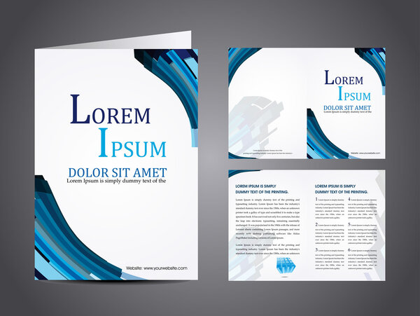 vector business brochure