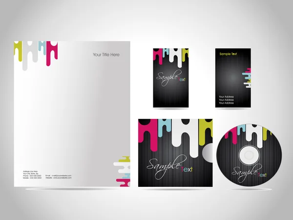 Business Kit Design für Ihr Projekt. — Stockvektor