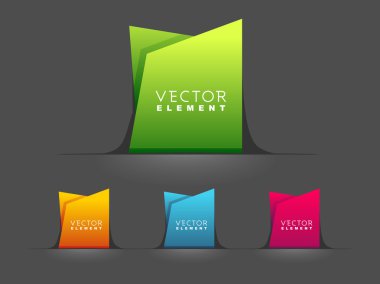 Sticker set - 2. Vetor clipart