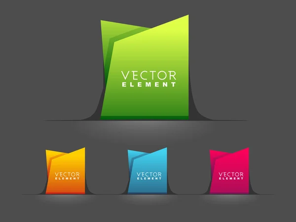 Klistermärke set - 2. vetor — Stock vektor