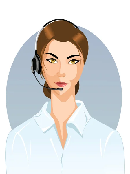Vector illustration of a Business Women - 3. — Stock Vector
