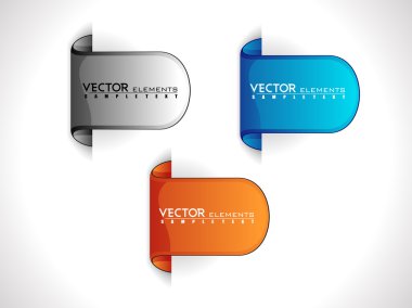 Set of tags. clipart