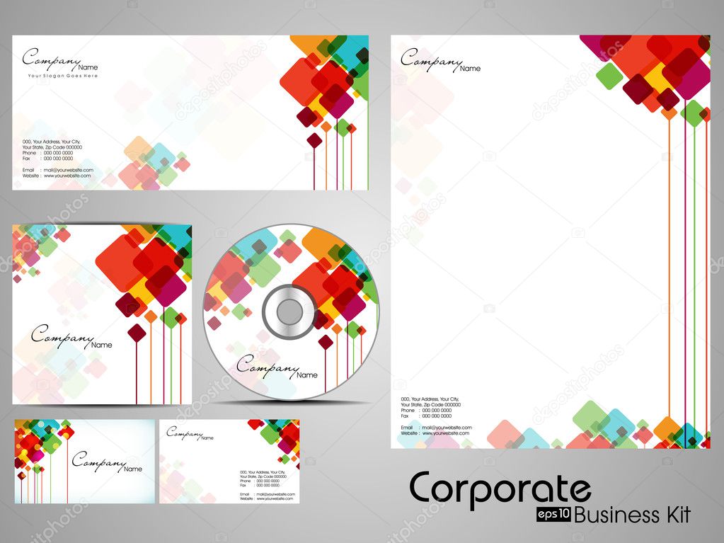 Professional Corporate Identity kit or business kit.
