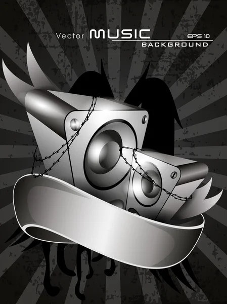 Grey music background,for more music products please visit Our p — Stock Vector