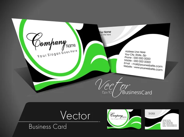 Conjunto de tarjetas de visita profesional . — Vector de stock