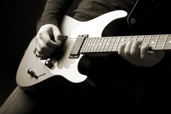Rock guitarist — Stok fotoğraf