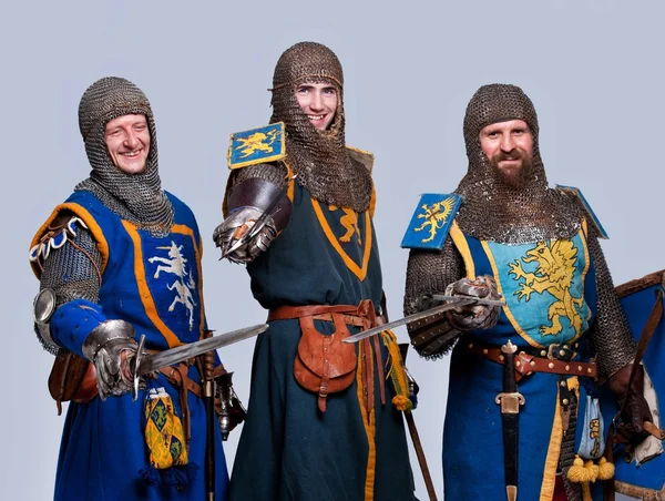 Середньовічних лицарів — стокове фото