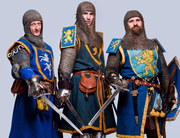 Medieval knights — Stock Photo, Image