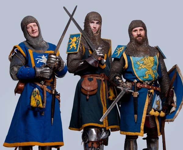 Середньовічних лицарів — стокове фото