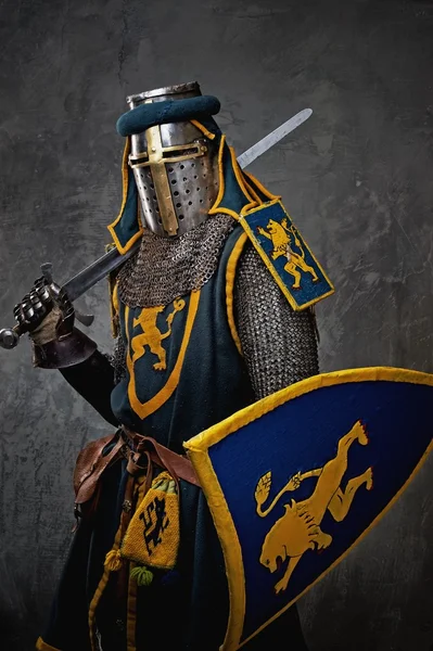 Średniowieczny rycerz — Zdjęcie stockowe