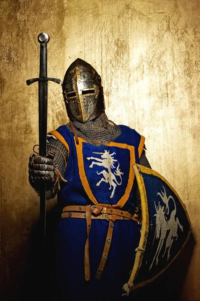 Cavaleiro medieval — Fotografia de Stock