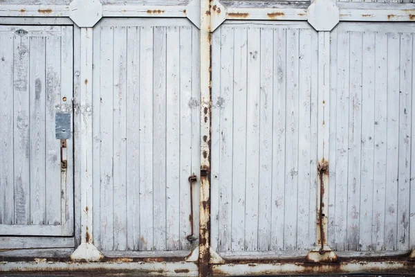 Stara drewniana brama — Zdjęcie stockowe