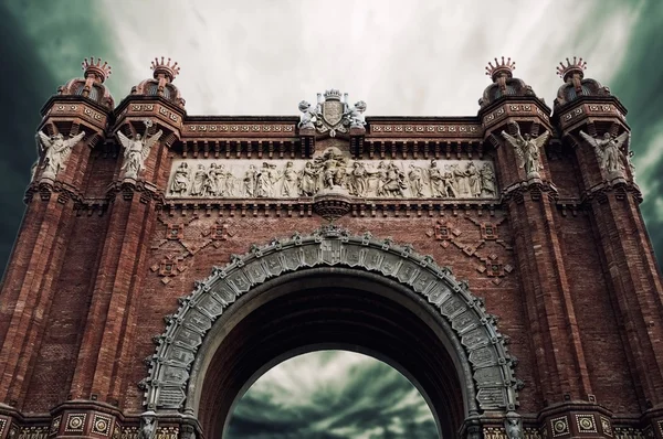 Triumph Arc in Barcelona — Stock Photo, Image