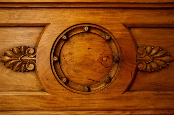 Oude houten decoratie. — Stockfoto