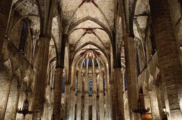 All'interno della Cattedrale di Santa Eulalia a Barcellona — Foto Stock