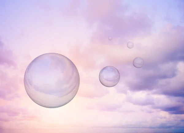 空の魔法の泡 — ストック写真
