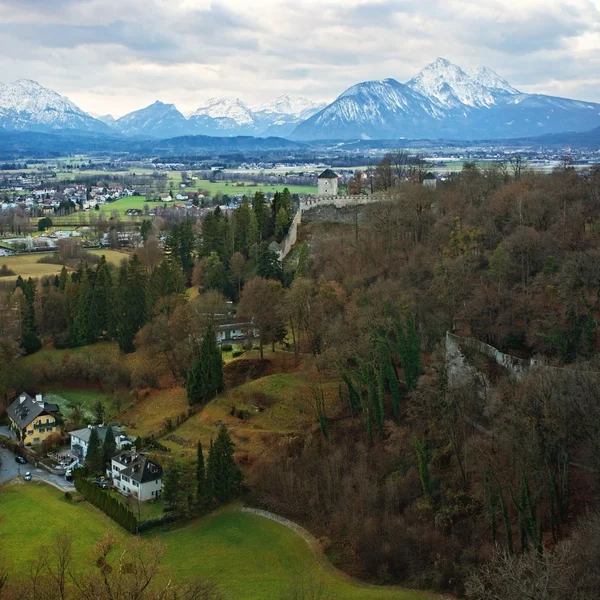 Blick auf die Alpen. — Stockfoto