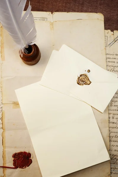 Η έννοια vintage επιστολή. — Φωτογραφία Αρχείου
