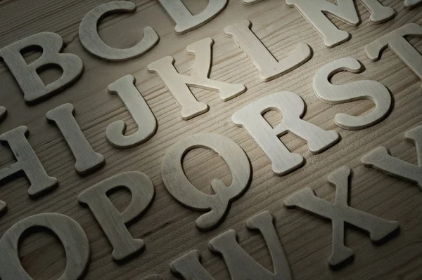 Englisches Alphabet — Stockfoto