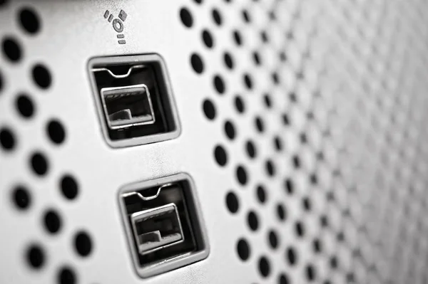 Firewire connection port. — Stock Photo, Image