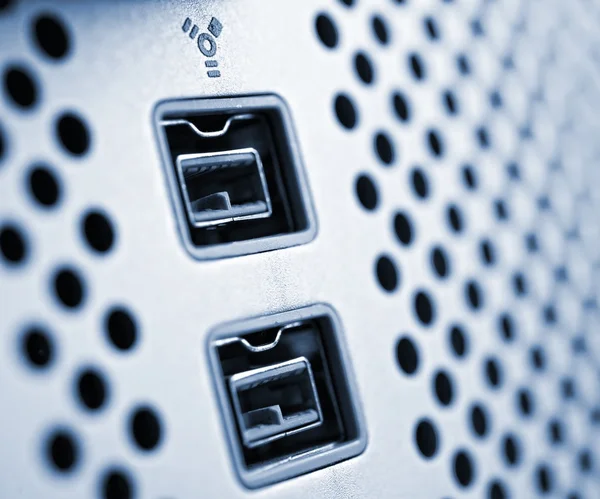 stock image Firewire connection port