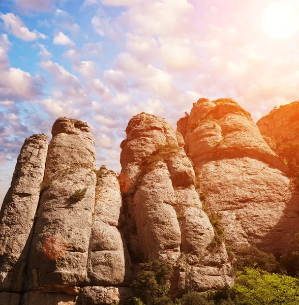 Montanhas de Montserrat, Espanha — Fotografia de Stock