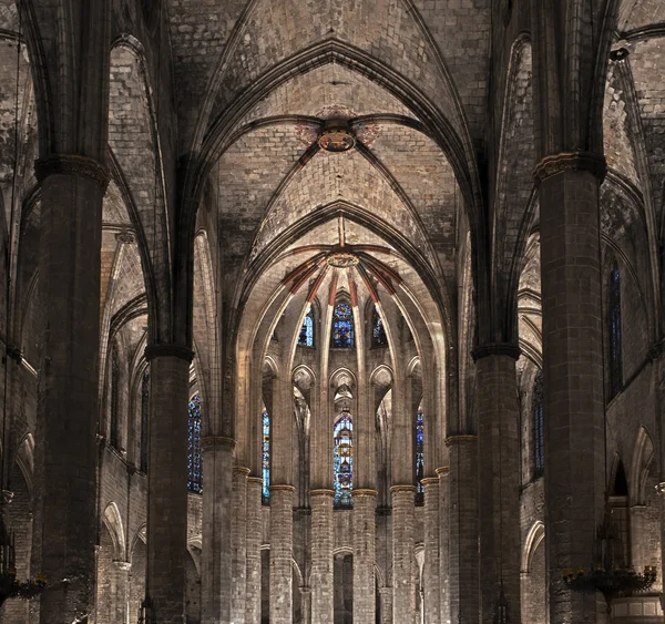 Kathedraal van santa eulalia in barcelona — Stockfoto