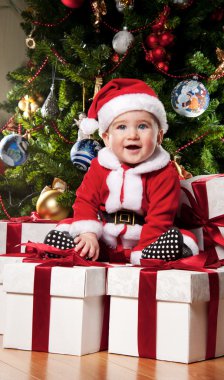 Baby santa clipart