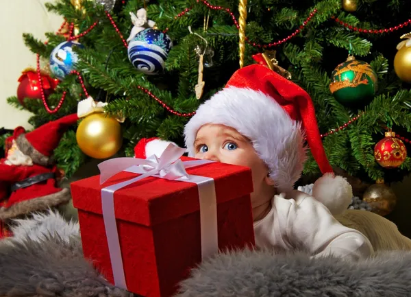 サンタを赤ちゃん — ストック写真