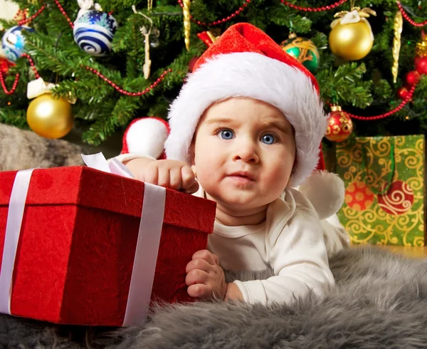 Bebek noel baba — Stok fotoğraf