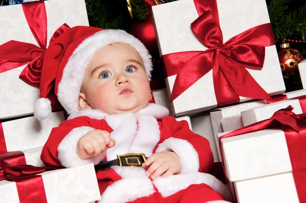 Bebé santa — Foto de Stock