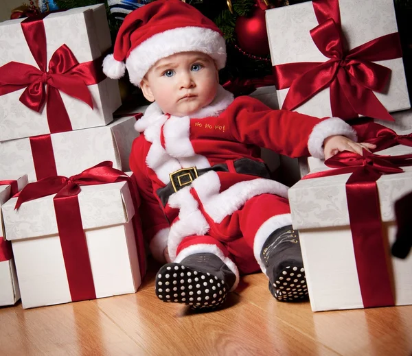 Baby santa — Stockfoto