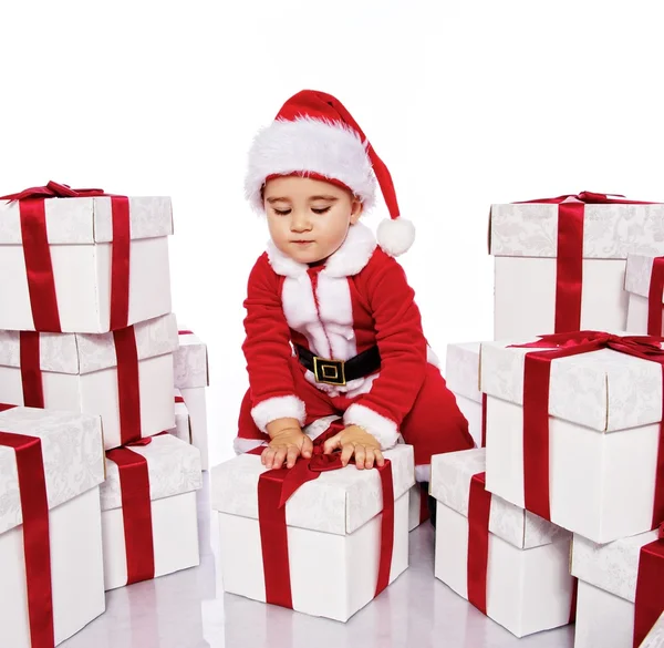 Baby santa — Stock Photo, Image