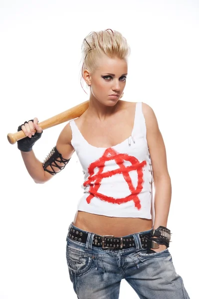 Punk girl Stock Image