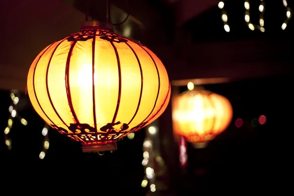 stock image Lanterns at night