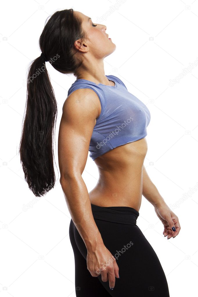 Image of muscle woman